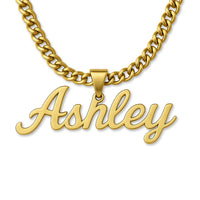 The Essential Name Necklace: Looped