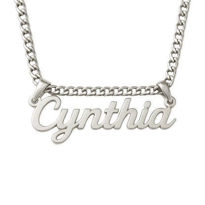 The Bold - Collar con nombre y colgante