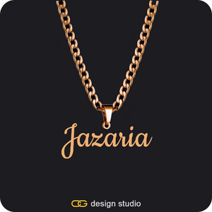 The Essential Name Necklace: Looped