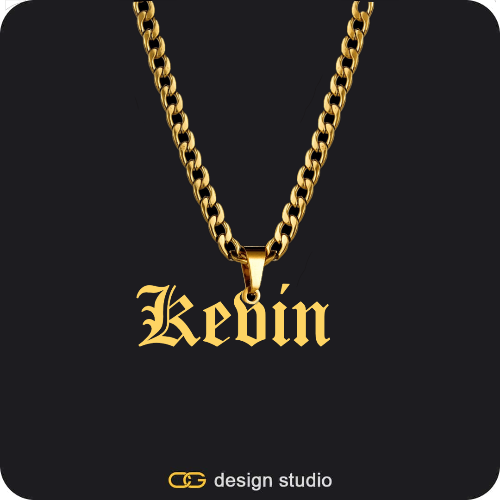 The Essential Name Necklace: Looped,Item Personalization,The Essential Name Necklace: Looped,Item Personalization