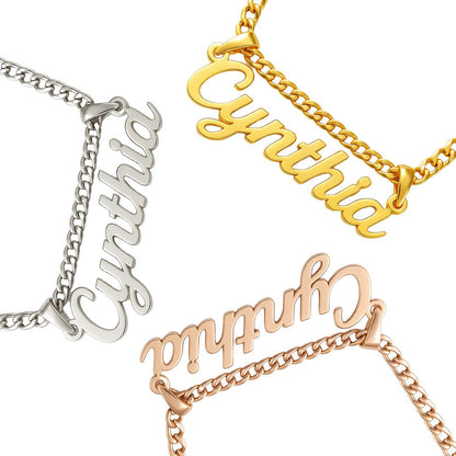 The Bold - Collar con nombre y colgante