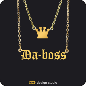 The Essential Name Necklace: Double Layer