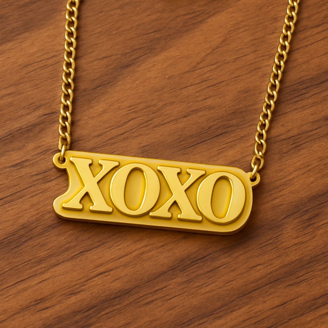 The Spotlight Double Plated Name Necklace