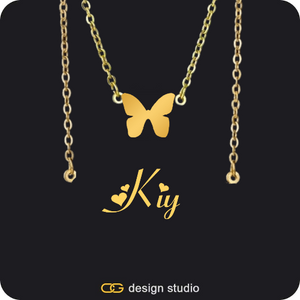 The Essential Name Necklace: Double Layer