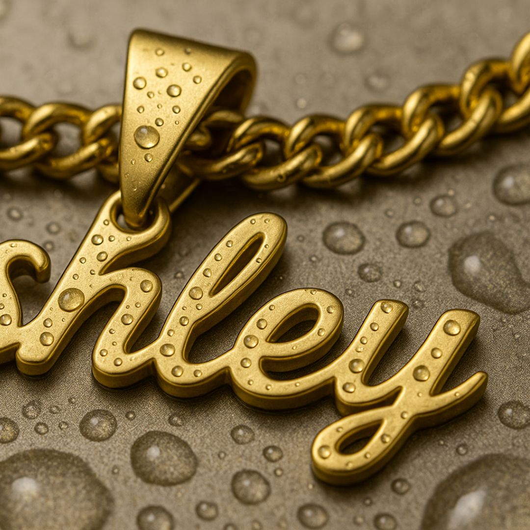 The Essential Name Necklace: Looped