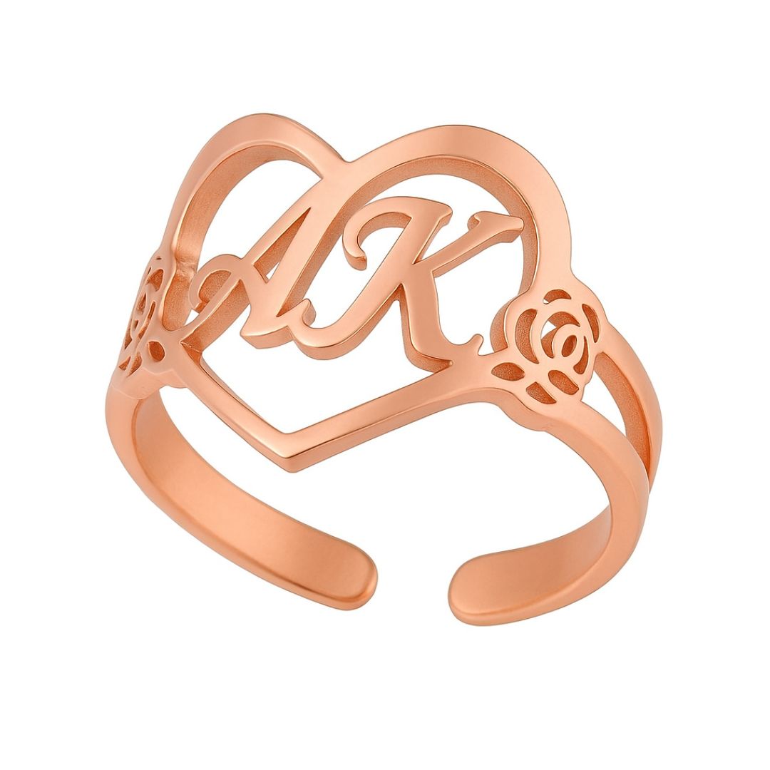 The Heartfelt Initial Ring