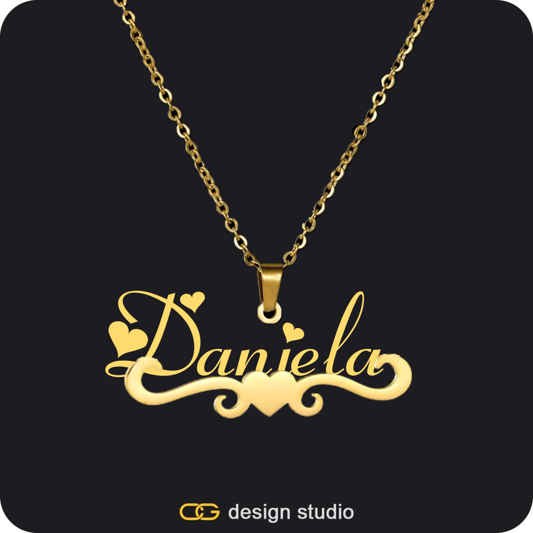 The Essential Name Necklace: Underline