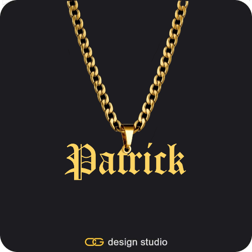 The Essential Name Necklace: Looped,Item Personalization,The Essential Name Necklace: Looped,Item Personalization