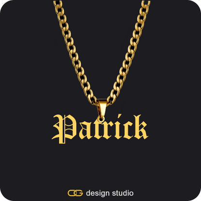 The Essential Name Necklace: Looped,Item Personalization,The Essential Name Necklace: Looped,Item Personalization