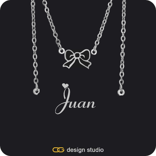 The Essential Name Necklace: Double Layer