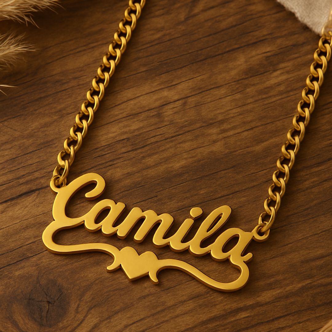 The Essential Name Necklace: Underline