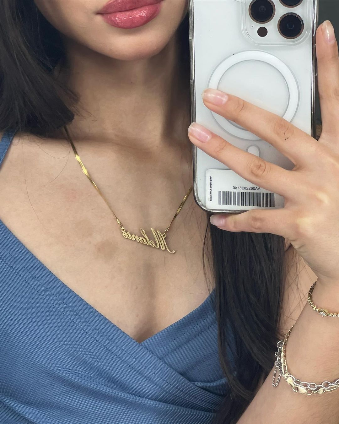 The Essential Name Necklace: Glitter