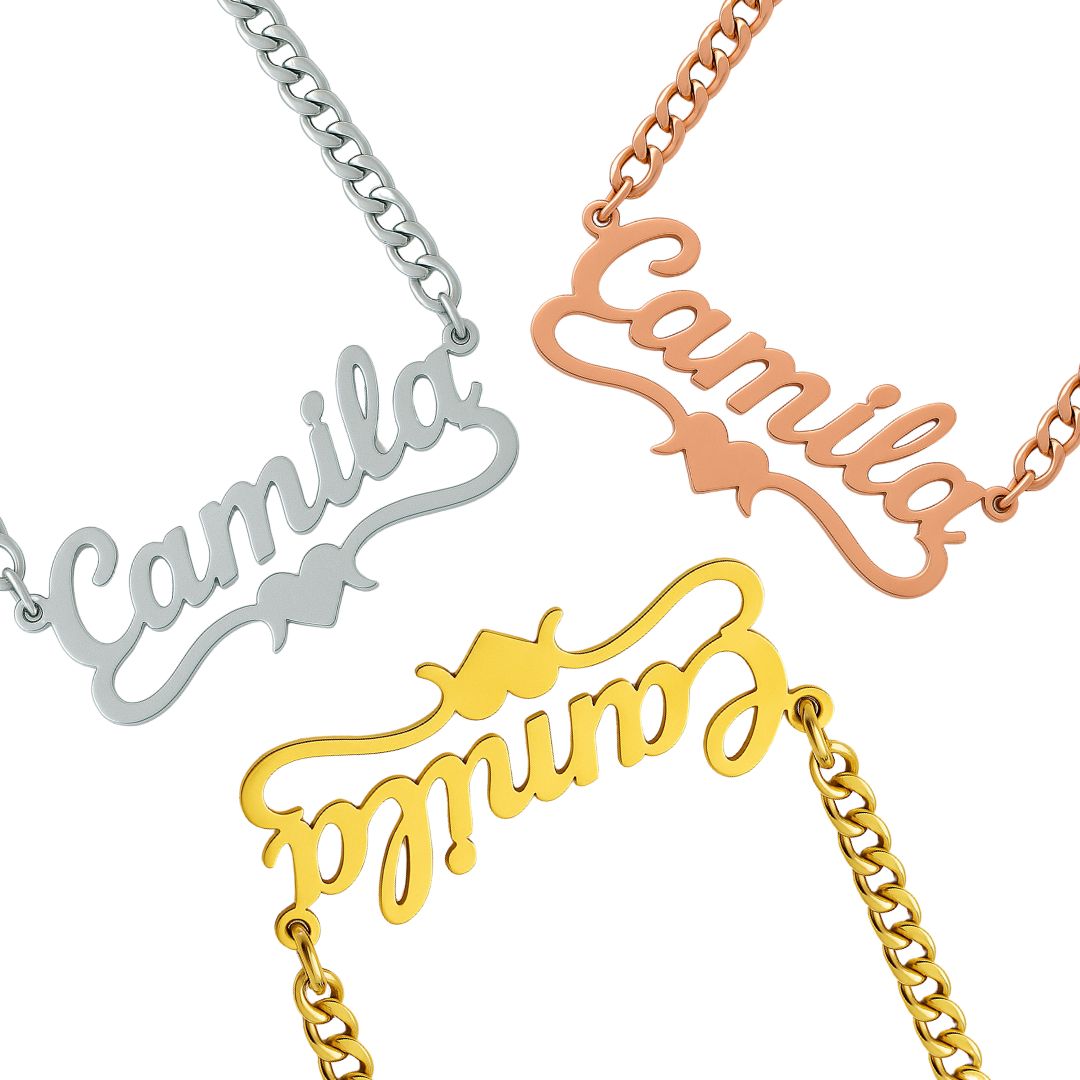 The Essential Name Necklace: Underline