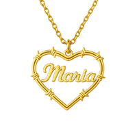 Bichota Heart Name Necklace