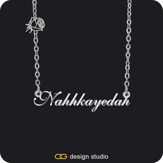 The Essential Name Necklace: Charm