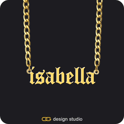 Item Personalization,The Essential Name Necklace