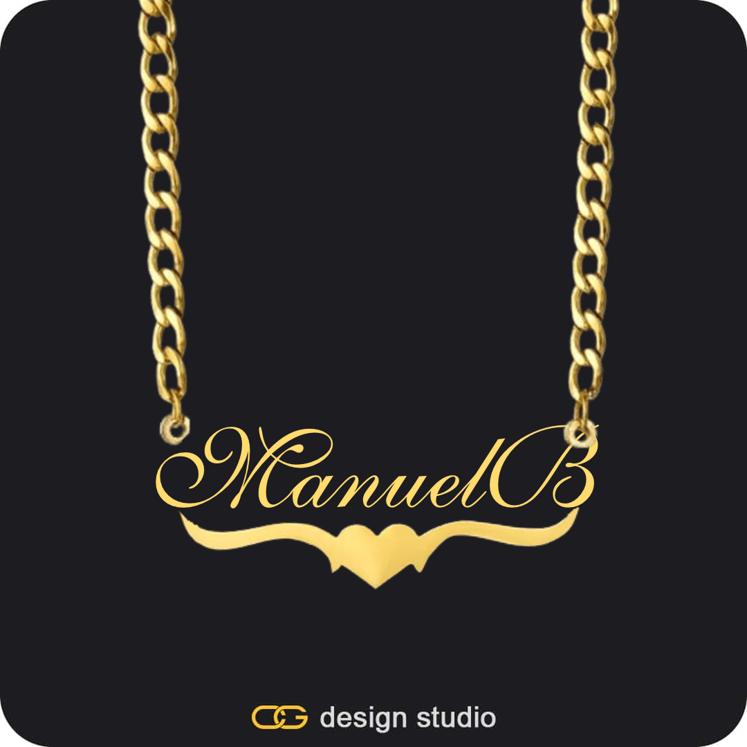 Clover Initial Necklace - H / 18 inch,The Essential Name Necklace: Underline,Item Personalization