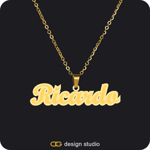 The Spotlight Double Plated Name Necklace,The Essential Name Necklace,Item Personalization