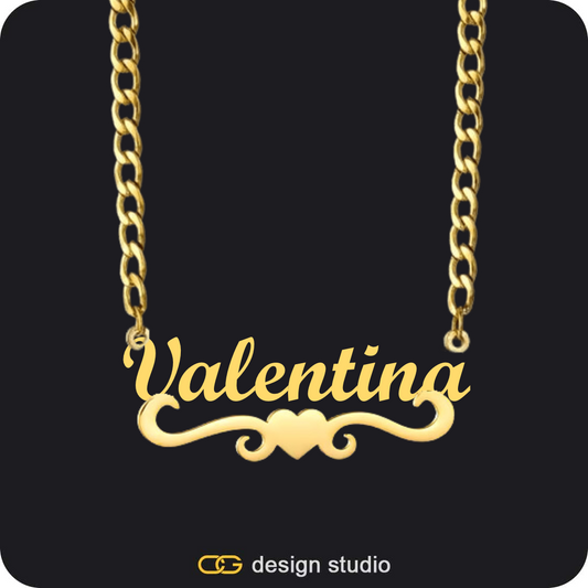 The Essential Name Necklace: Underline,Item Personalization