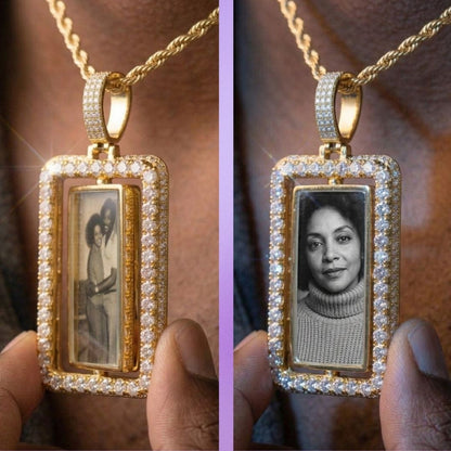 Custom Spinning Photo Pendant