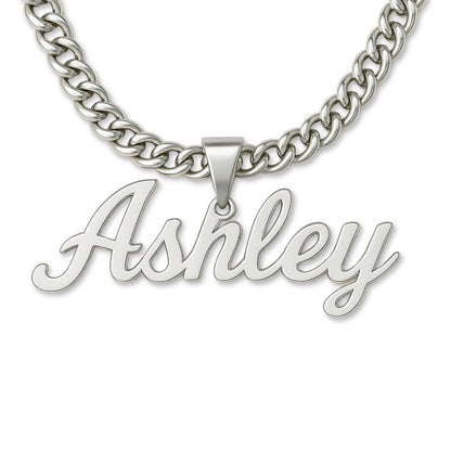 The Essential Name Necklace: Looped