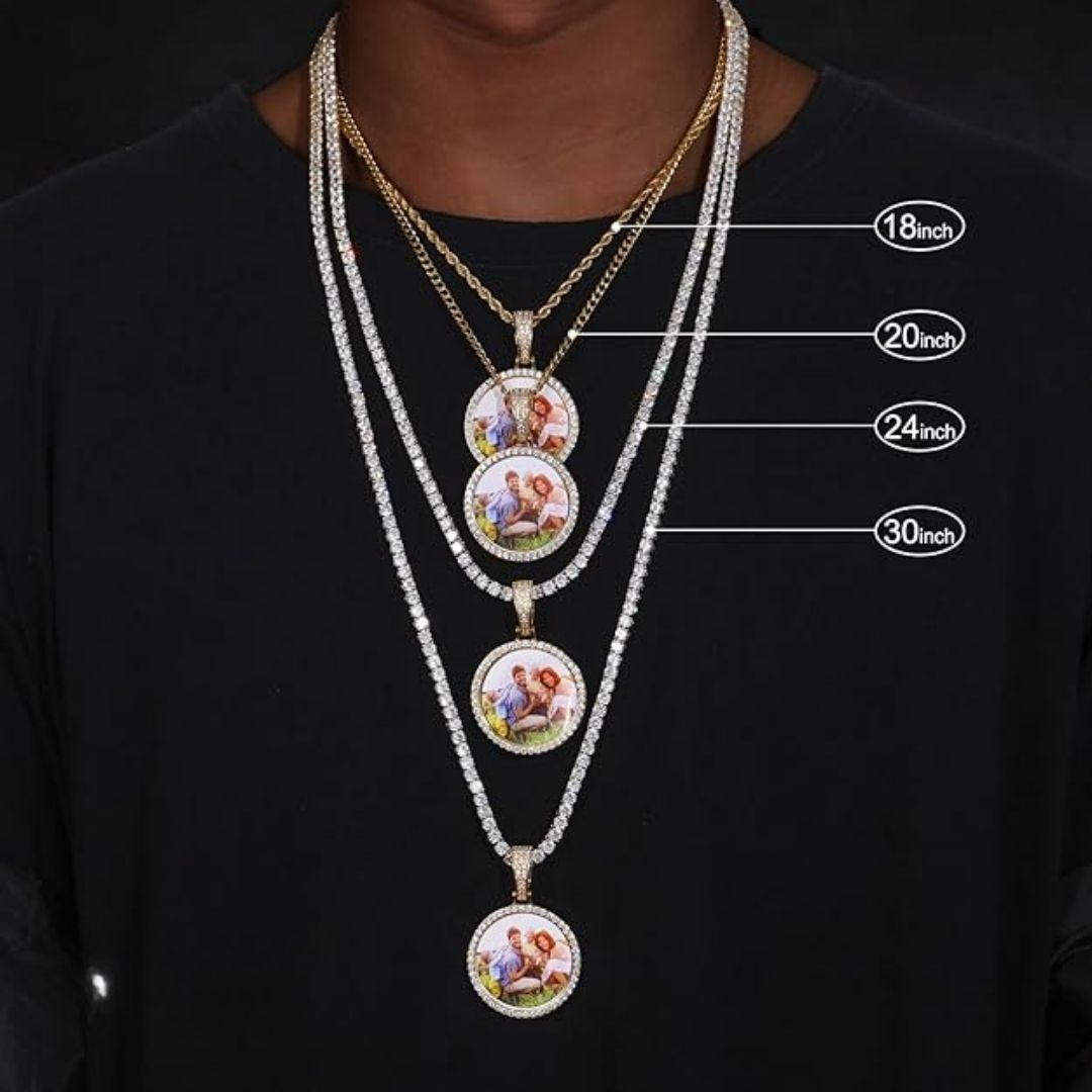 Custom Heart Photo Pendant