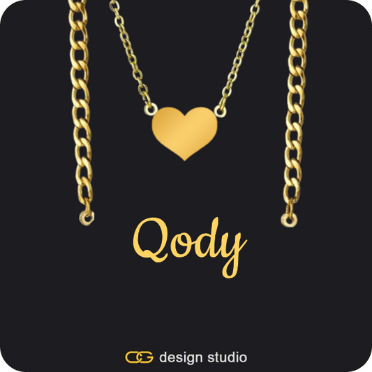 The Essential Name Necklace: Cuban chain