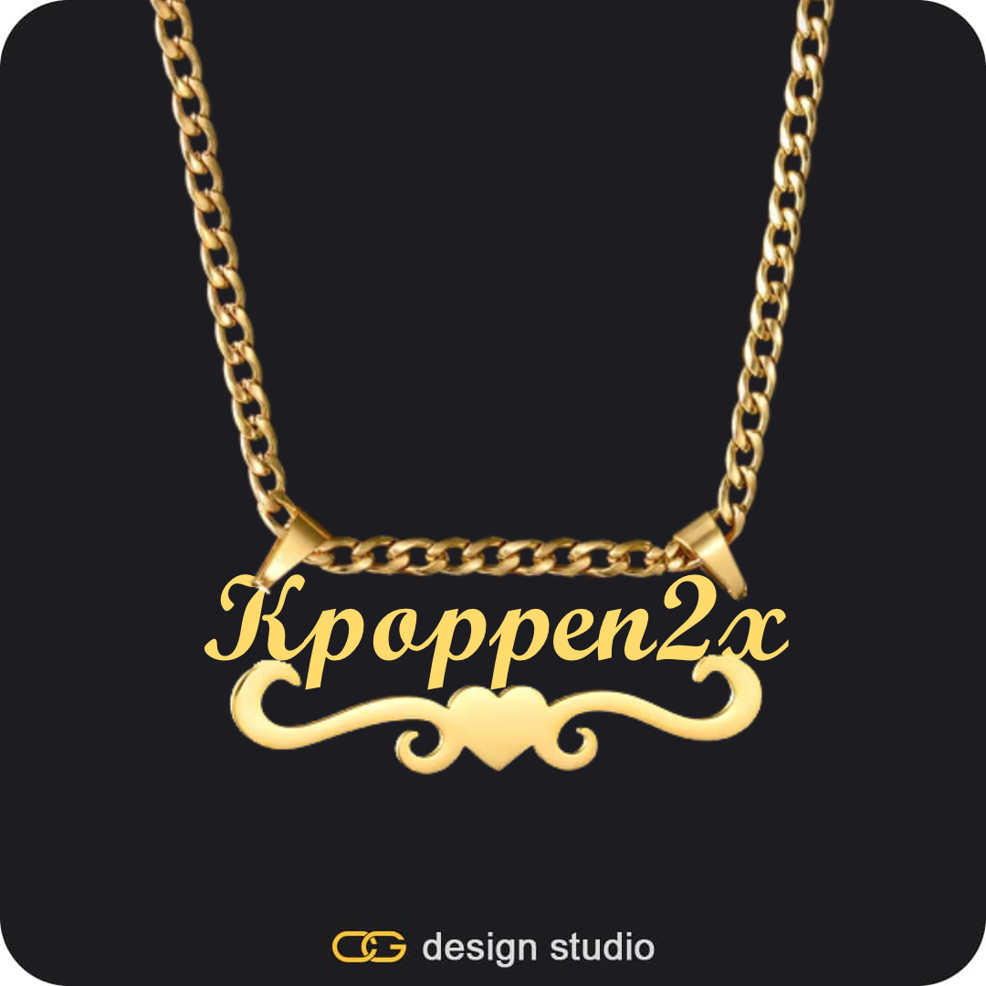 Clover Initial Necklace - K / 18 inch,The Essential Name Necklace: Underline,Item Personalization