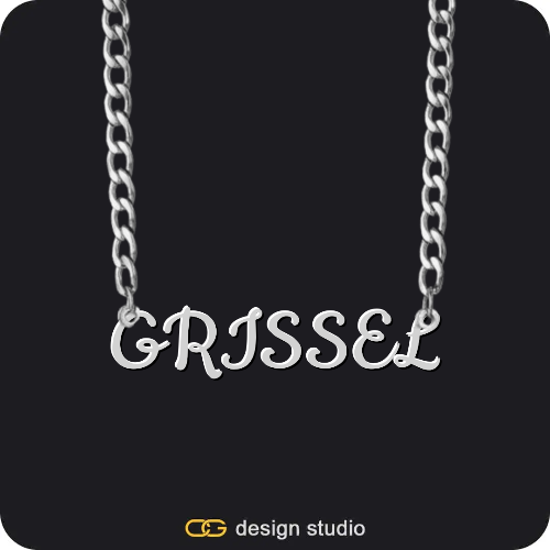 Shell Initial Necklace - Q / Silver,The Essential Name Necklace,Item Personalization