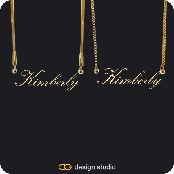 His & Hers Name Necklaces