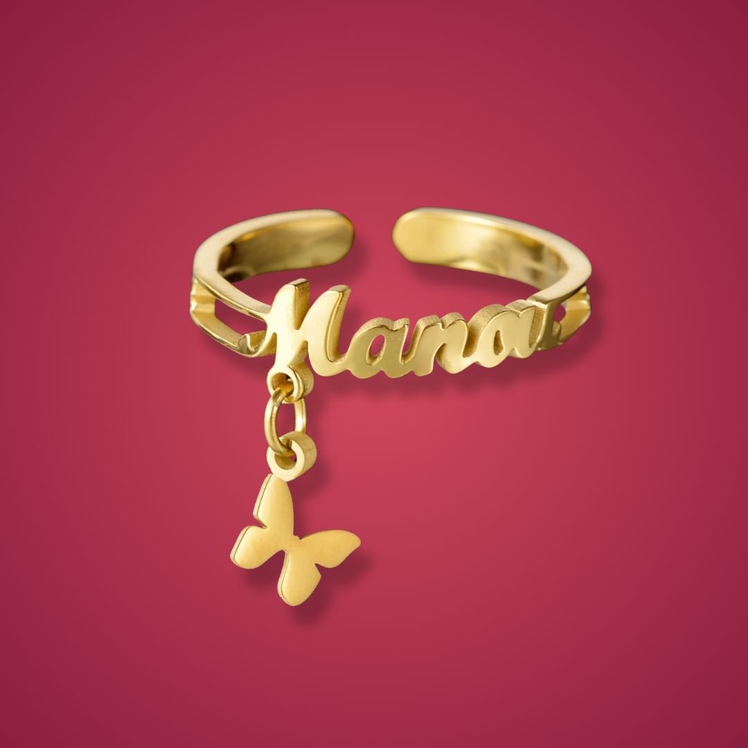 The Charm Name Ring