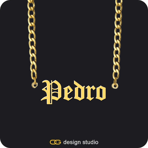 Grand victorian initial necklace - P / Silver,The Essential Name Necklace,Item Personalization,The Essential Name Necklace,Item Personalization