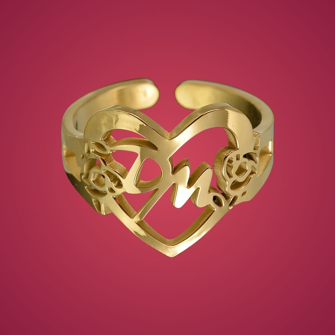 The Heartfelt Initial Ring