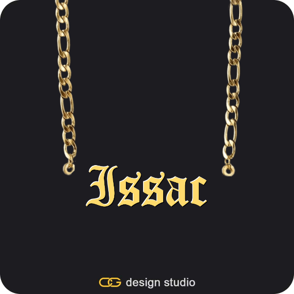 The Essential Name Necklace: Mens