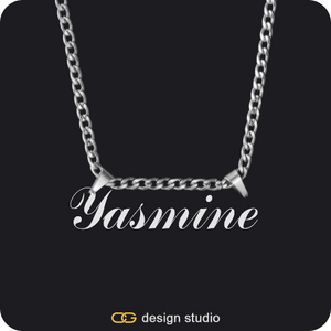 The Essential Name Necklace: Double Loop