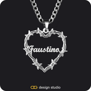 Bichota Heart Name Necklace