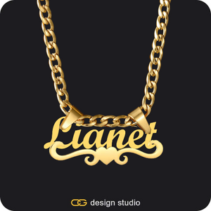 The Essential Name Necklace: Underline