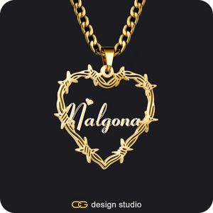 Bichota Heart Name Necklace