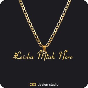 The Essential Name Necklace: Looped