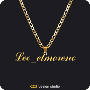 The Essential Name Necklace: Looped