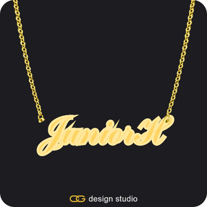 The Spotlight Double Plated Name Necklace