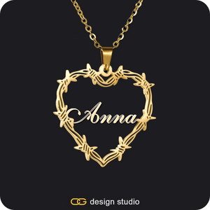 Bichota Heart Name Necklace