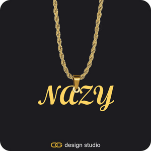 The Essential Name Necklace: Looped