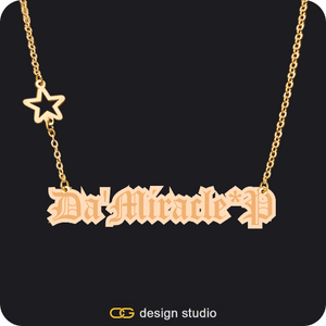 The Spotlight Double Plated Name Necklace