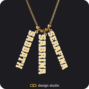 The Cascade Multiple Name Necklace