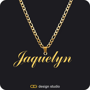 The Essential Name Necklace: Looped