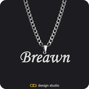 The Mens Essential Name Necklace