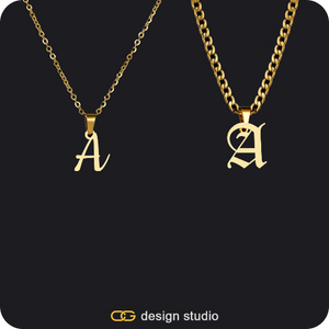 His & Hers Name Necklaces