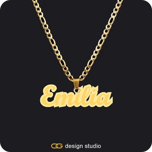 The Spotlight Double Plated Name Necklace