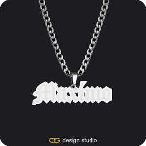 The Spotlight Double Plated Name Necklace